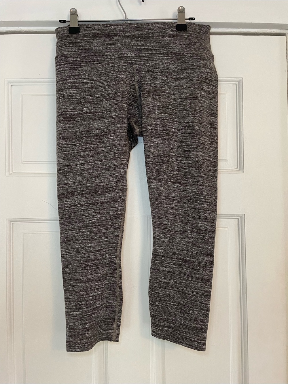 No Bull Cropped Gray Heather Leggings